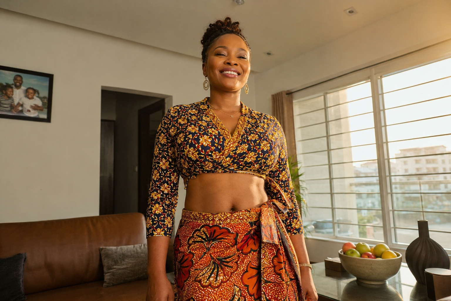 Nigerian mother confident and healthy after the After-Baby Belly Protocol